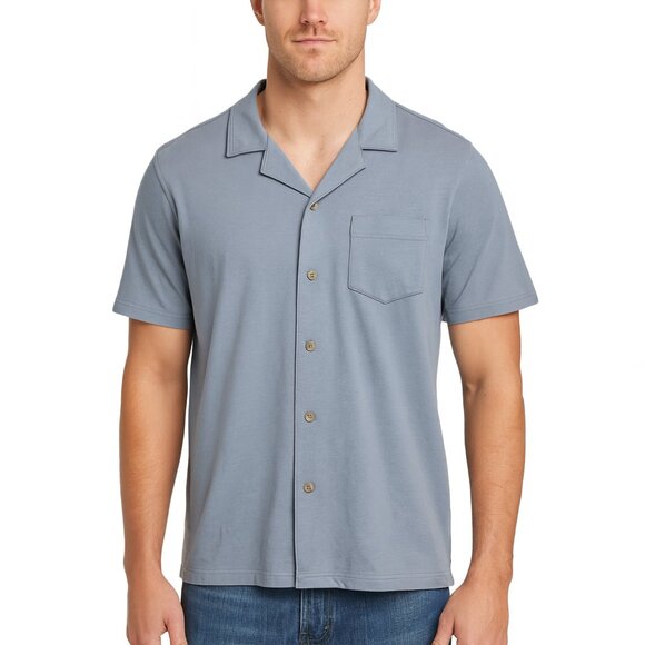 Tailor Vintage Men’s Performance Shirt Light Blue L NWT Moisture Wicking - Picture 1 of 8